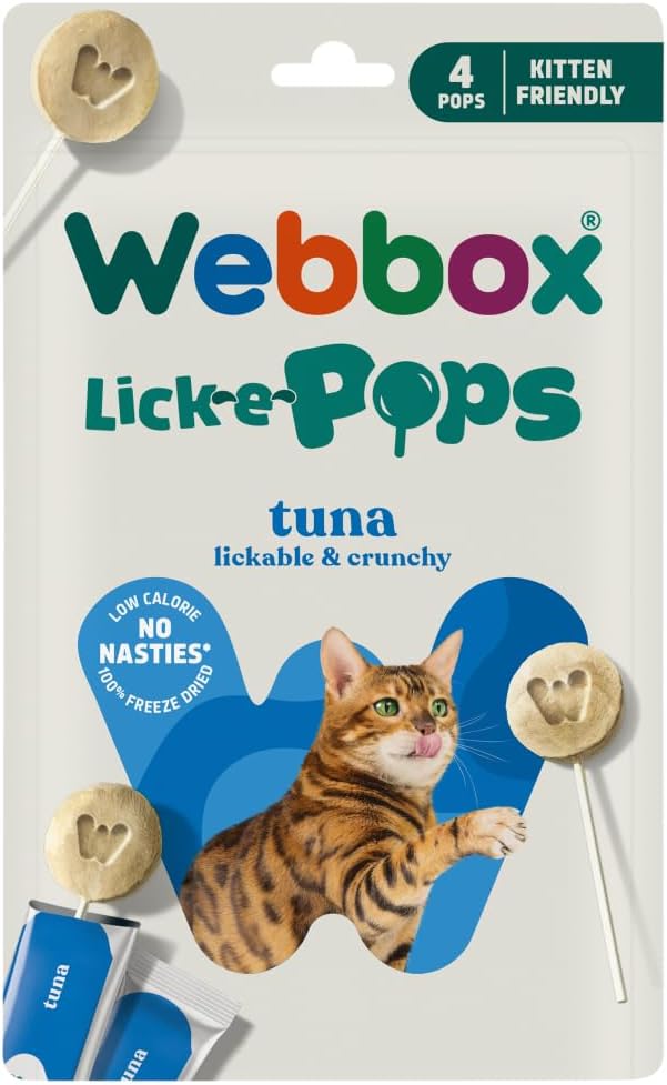Webbox Lick-e-Pops Tuna, 4 x 1.4g (5.6g)