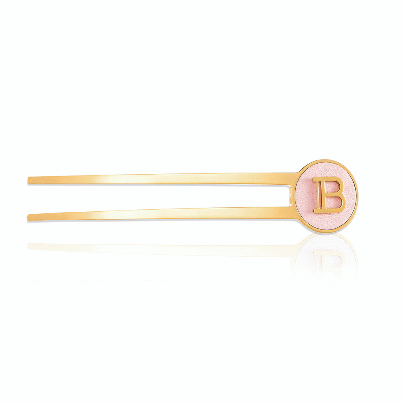 Balmain Limited Edition Golden Fourche Hair Clip - 18k Gold Plated - SS20 - Edward Leonard Conroy Ltd