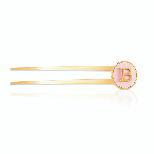 Balmain Limited Edition Golden Fourche Hair Clip - 18k Gold Plated - SS20 - Edward Leonard Conroy Ltd