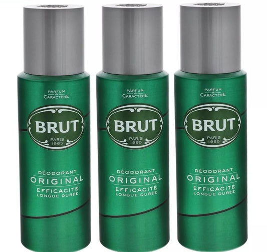 Brut Original Deodorant Spray 200ml - Pack of 6