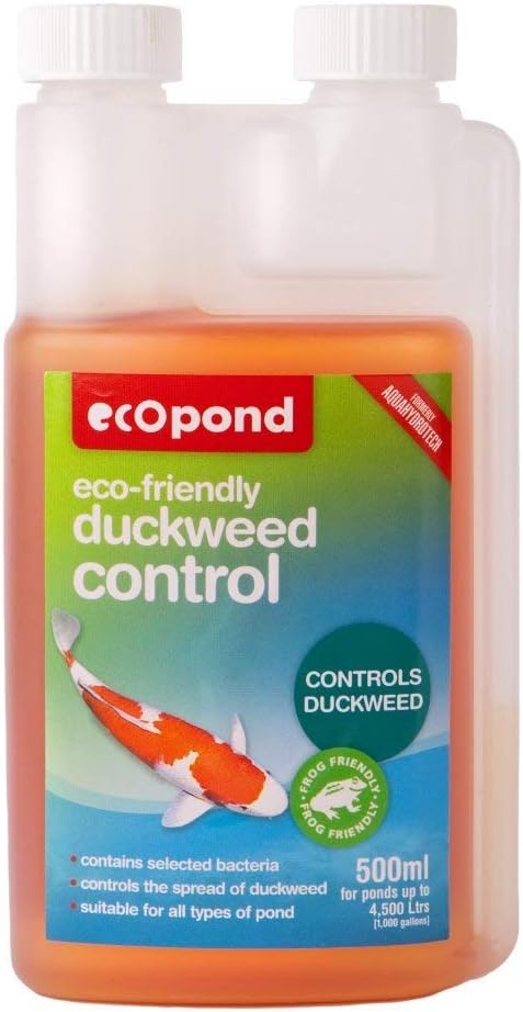 EcoPond Duckweed Control Pond Treatment 500ml | Helps Reduce Pond Surface Weed Growth