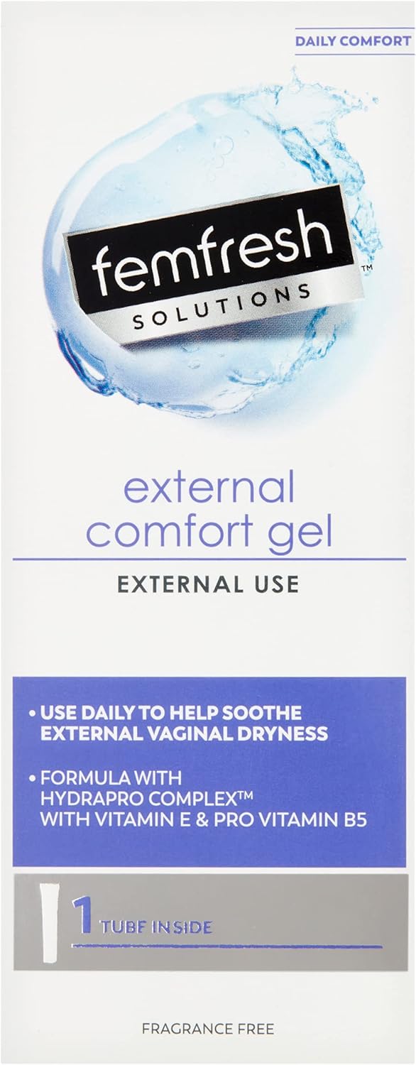 Femfresh Solutions External Comfort Gel 42.5g | Intimate Skin Hydration Gel for Daily Comfort