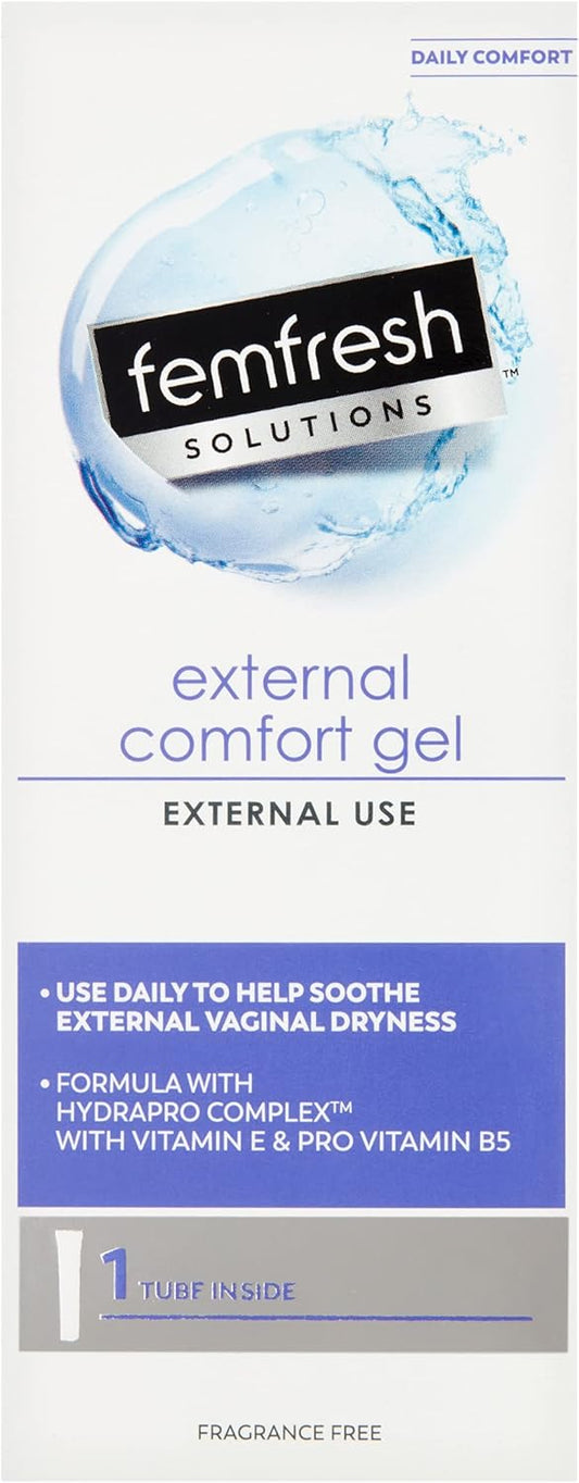 Femfresh Solutions External Comfort Gel 42.5g | Intimate Skin Hydration Gel for Daily Comfort