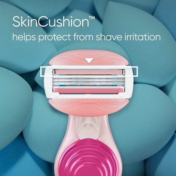 Gillette Venus Comfort Glide Snap Travel Razor | Portable Women’s Razor with Moisturising Bars