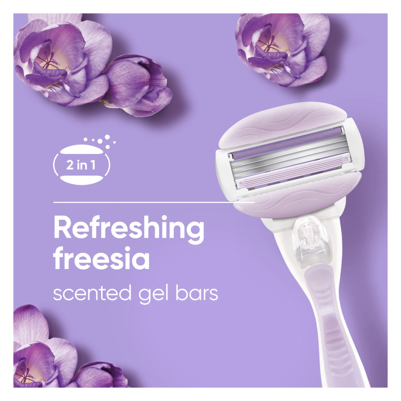 Gillette Venus Comfortglide Breeze Razor | 3 Blade Women’s Razor with Gel Bars