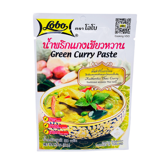 Lobo Thai Green Curry Paste 50g - Pack of 2