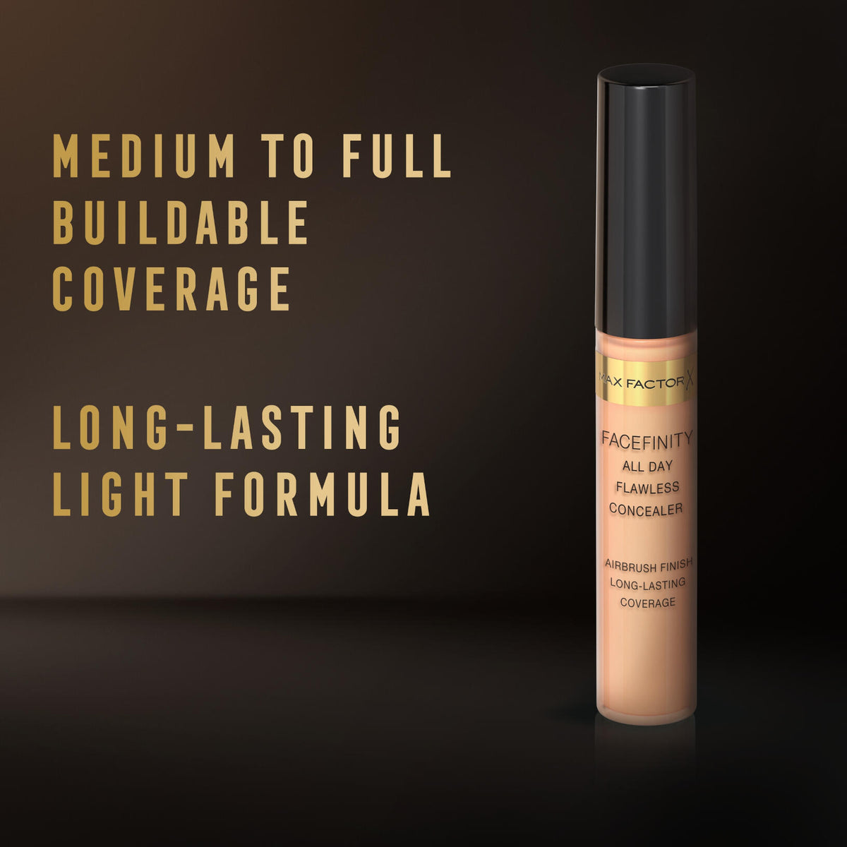 Max Factor Facefinity All Day Flawless Concealer 040 7.8ml | 30-Hour Vegan Concealer