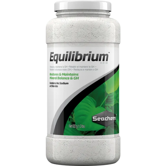 Seachem Equilibrium Aquarium Water Conditioner 600g | Mineral Balance & Planted Tank Supplement