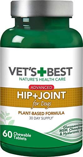 Vet's Best Advanced Hip & Joint Dog Supplements 60 Chewable Tablets