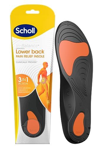 Scholl Orthotic Lower Back Pain Relief Insole, UK 9-11