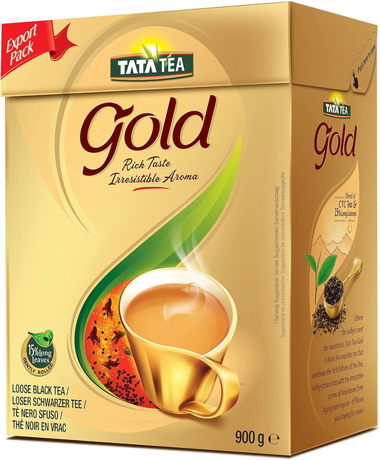 Tata Tea Gold Premium Black Loose Leaf Tea | Rich Blend of Black Teas
