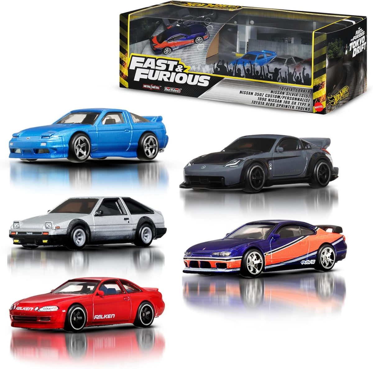 Hot Wheels Fast & Furious 5pk