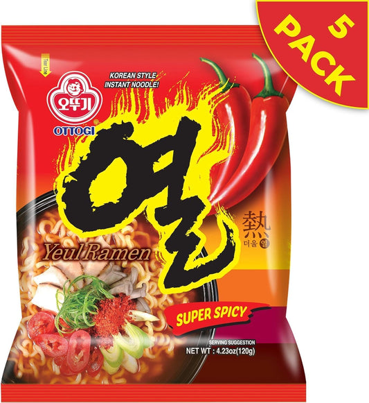 Ottogi - Yeul Ramen Hot Multipack (5x120g)