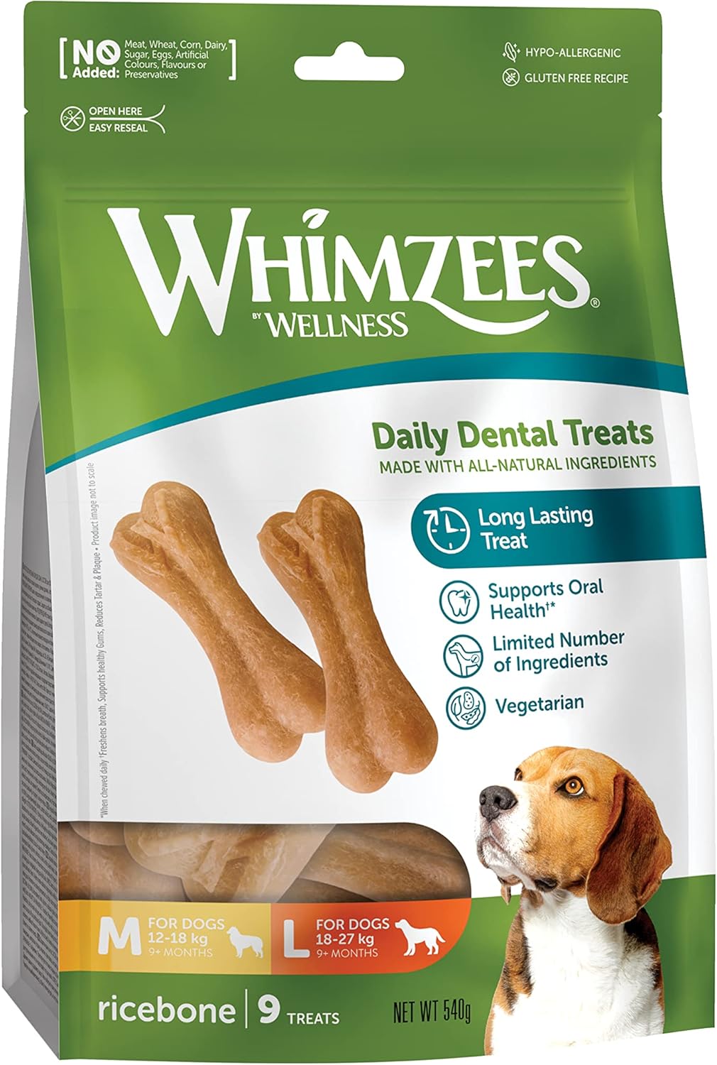 Whimzees Rice Bone 9pk