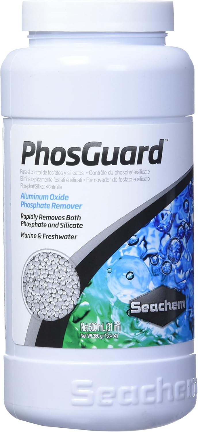Seachem PhosGuard 500ml | Phosphate & Silicate Remover for Marine & Fr ...
