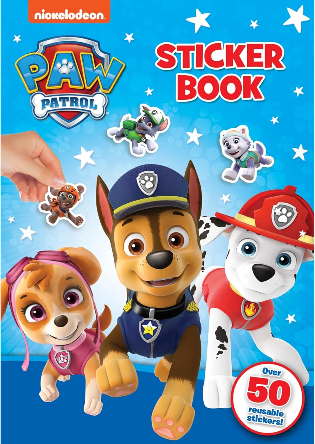 Paw Patrol Sticker Book, Reusable Sticker Book