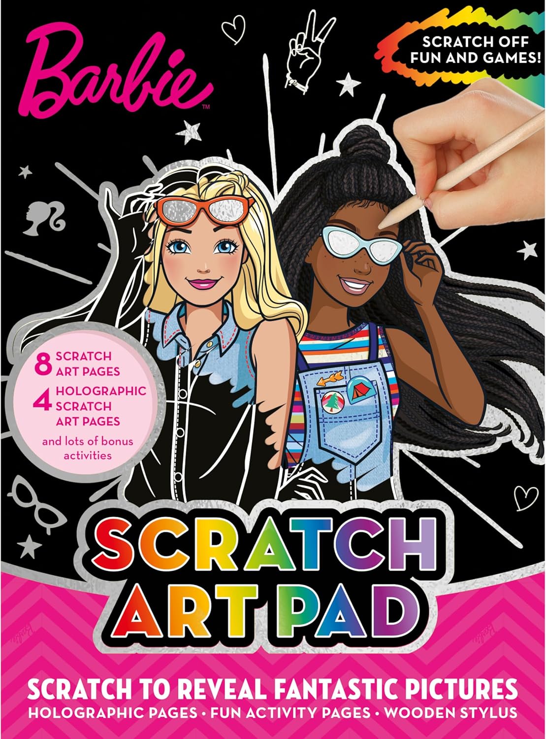 Barbie Scratch to Reveal Art Pad 