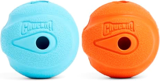 Chuckit! The Whistler Ball 2 Pack Medium 6.5cm