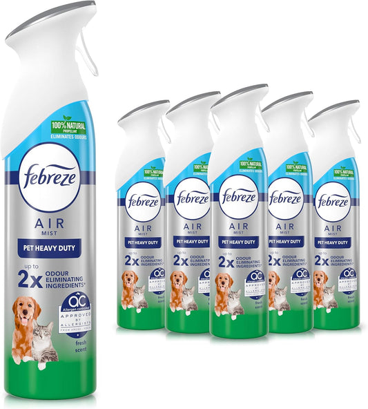 Febreze Pet Air Freshener Spray 300ml - Pack of 6