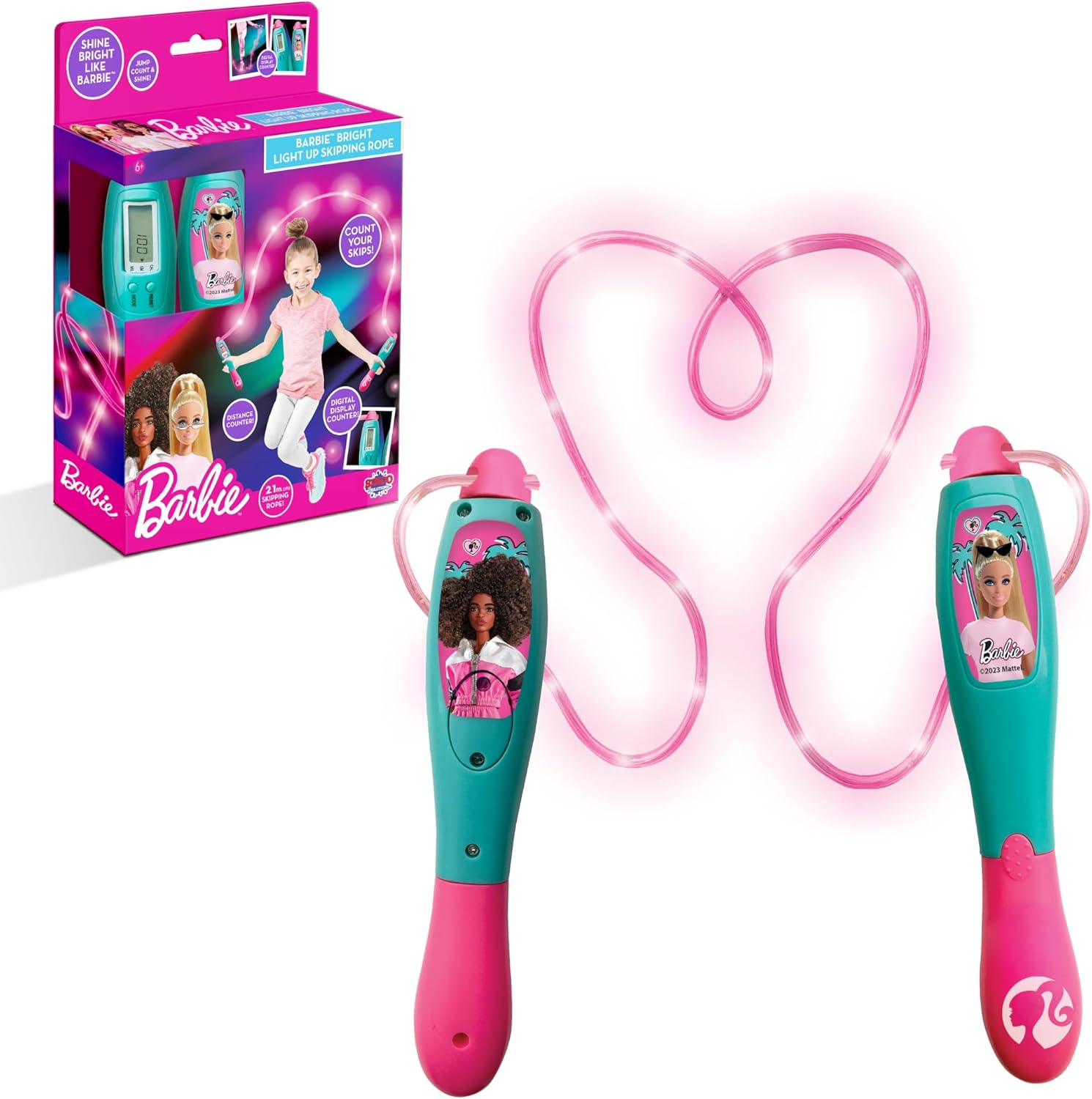 Barbie Bright Light Up Skipping Rope