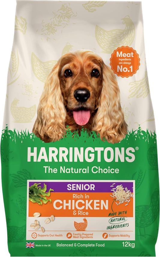 Harringtons Complete Dry Senior Dog Food Chicken & Rice 12kg