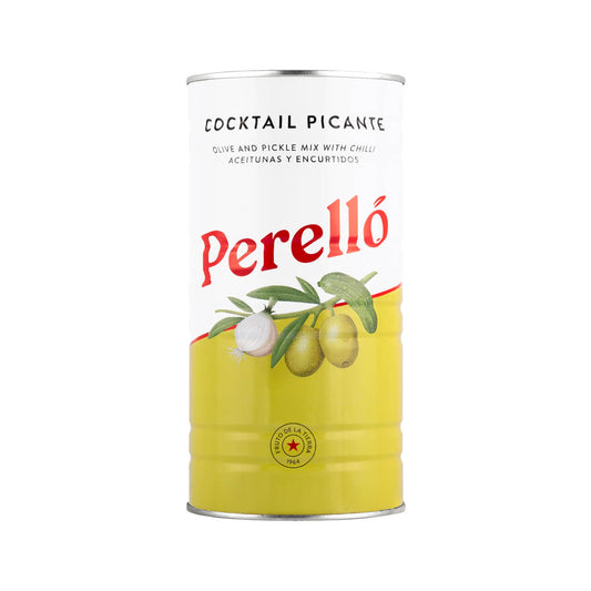 Perelló Cocktail Picante Green Olives and Pickles, 700g