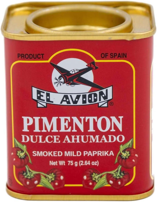 El Avión Smoked Mild Paprika 75g | Authentic Spanish Pimentón Tin