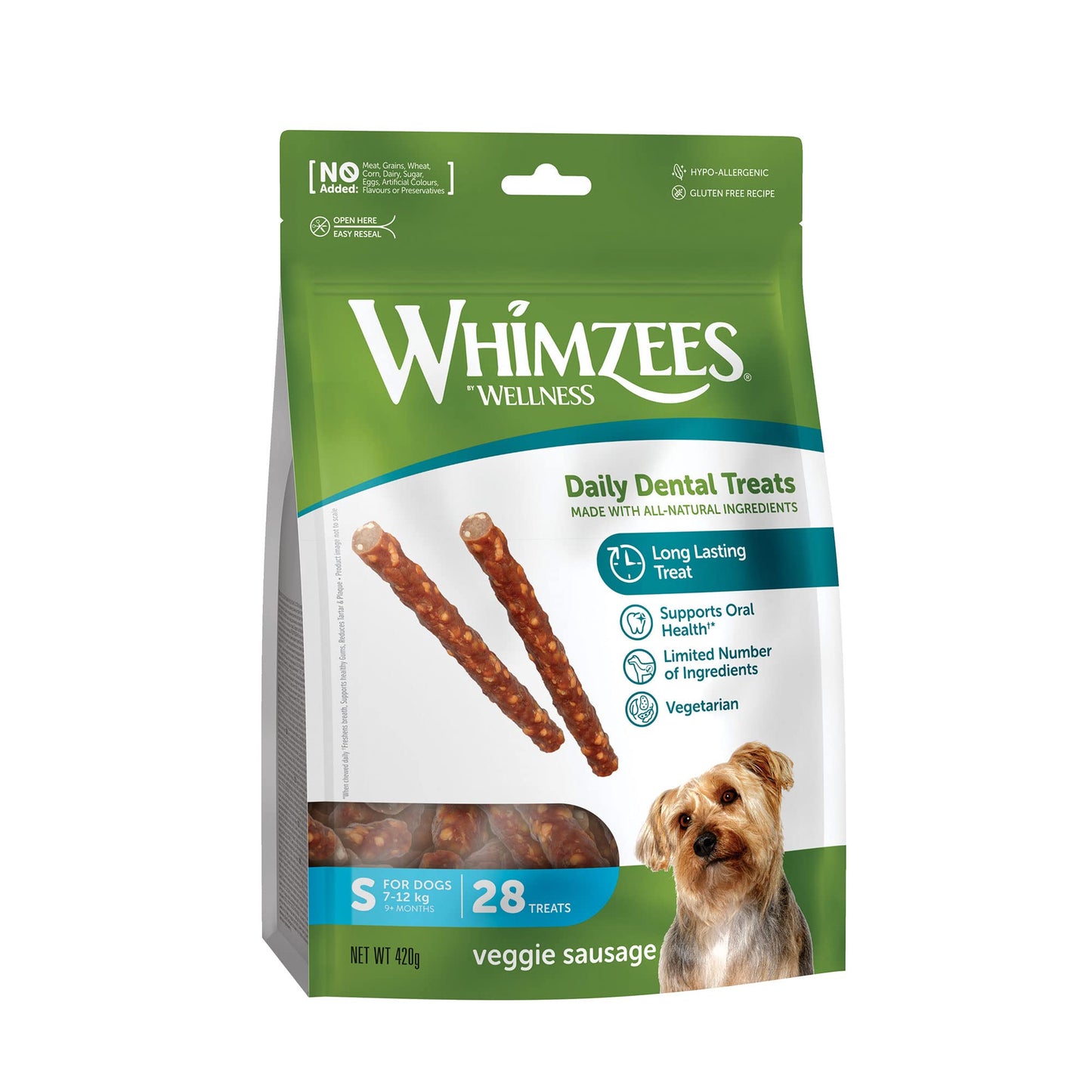 Whimzees Veggie Sausage (28Pk)