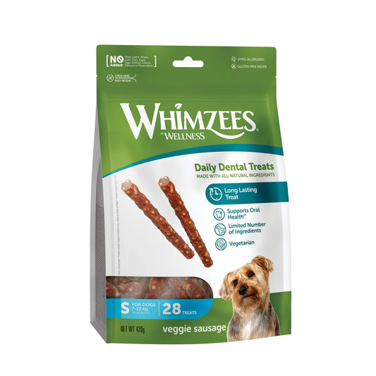 Whimzees Veggie Sausage (28Pk)