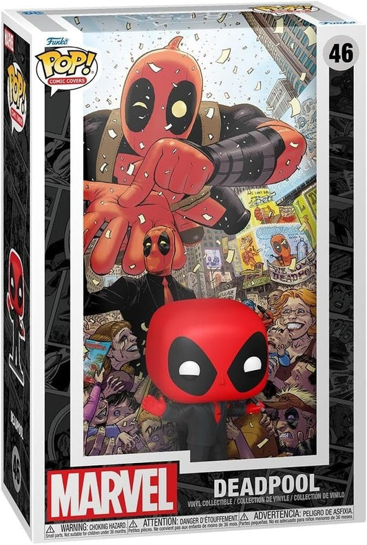 Funko POP! Comic Cover: Marvel - Skrull - Deadpool - Black Suit