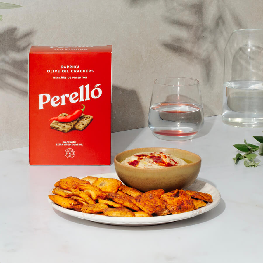 Perelló Paprika Olive Oil Regañás Crackers 150g - BB 30/12/2025