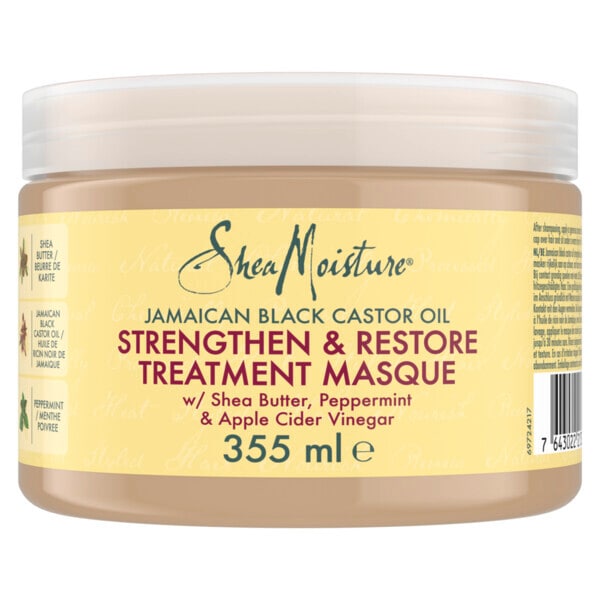 SheaMoisture Jamaican Black Castor Oil Treatment Mask 355ml | Strengthening Hair Repair Mask