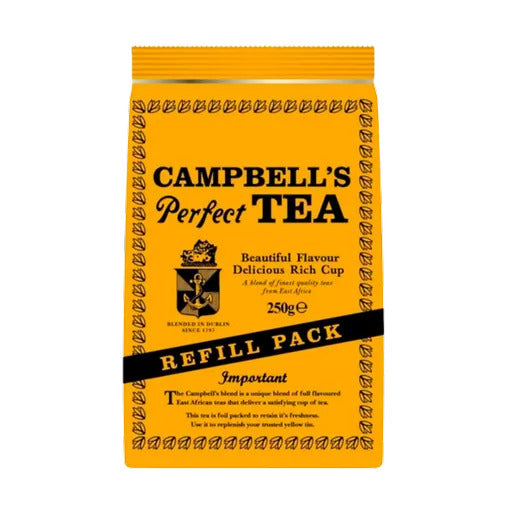 Campbell’s Irish Perfect Tea Refill 250g | Traditional Strong Irish Black Tea