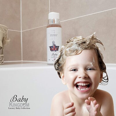 Baby Kingdom 2-in-1 Hair & Body Wash 250ml | Gentle Baby Bath Wash