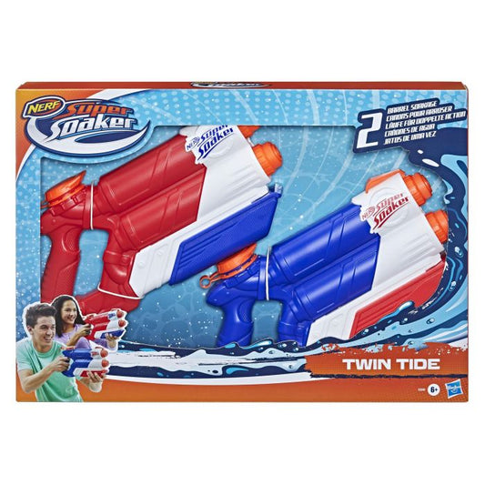 Nerf Super Soaker Twin Tide 2 pack - Edward Leonard Conroy Ltd