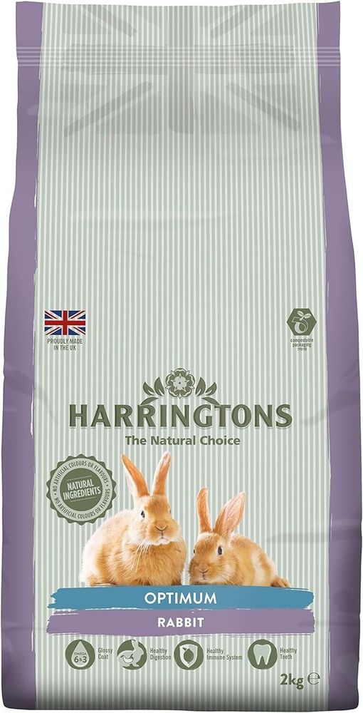 Harringtons Optimum Rabbit Food 2kg - Edward Leonard Conroy Ltd