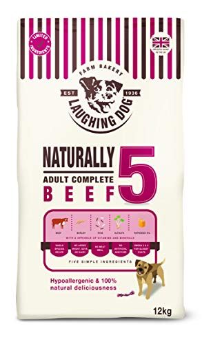 Laughing Dog Naturally 5 Adult Complete Beef 12kg - Edward Leonard Conroy Ltd